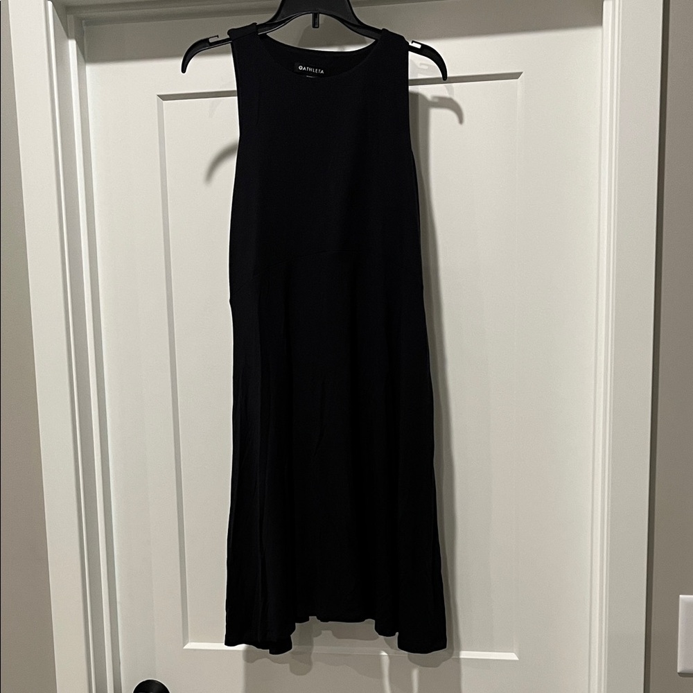 Athleta Classic Black Midi Dress